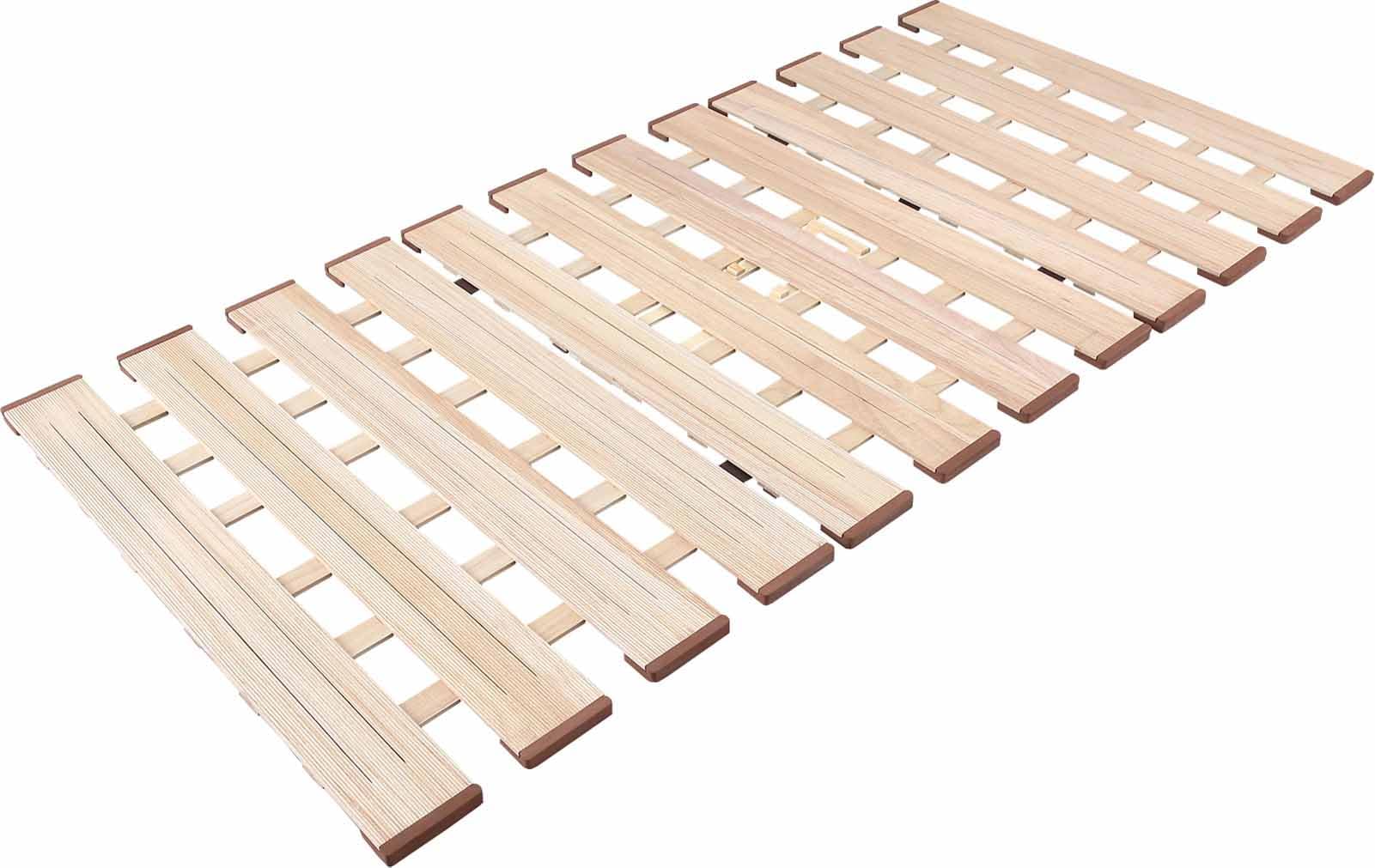 Amazon｜オスマック(OSMAC) すのこベッド 折りたたみ 3つ折れ式